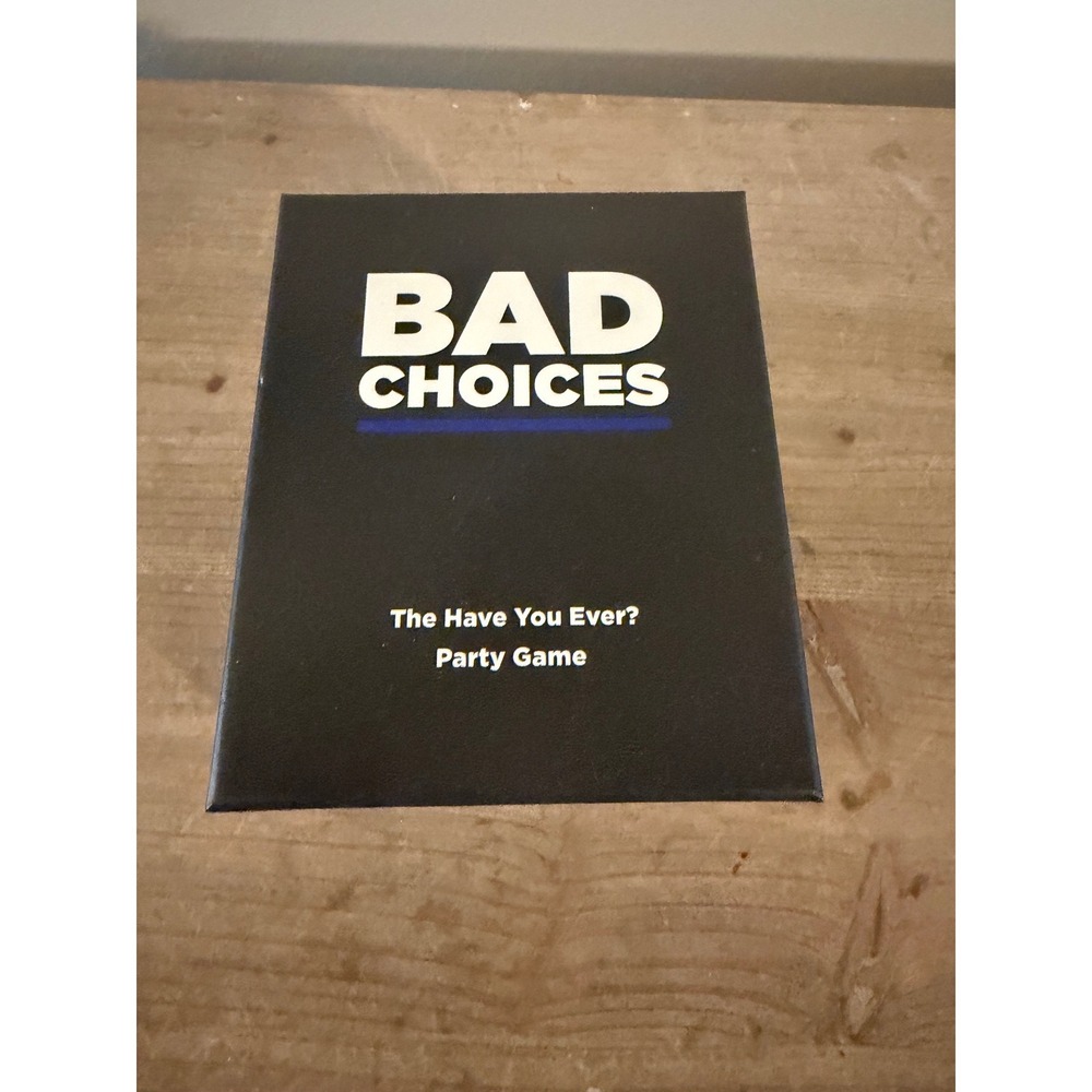 Bad Choices The Have You Ever Party Game by Dyce Adult Card Game 17 Plus
